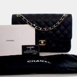 مملوكة مسبقًا حقيبة شانيل كبير كافيار كلاسيك رفرف مزدوج