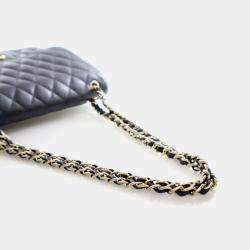 مملوكة مسبقًا حقيبة شانيل كبير كافيار كلاسيك رفرف مزدوج