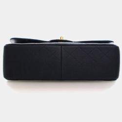 مملوكة مسبقًا حقيبة شانيل كبير كافيار كلاسيك رفرف مزدوج