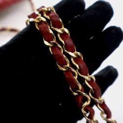 Pre Owned حقيبة شانيل جلد الحمل جامبو CC بغطاء علوي قديم