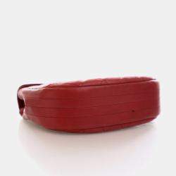 Pre Owned حقيبة شانيل جلد الحمل جامبو CC بغطاء علوي قديم