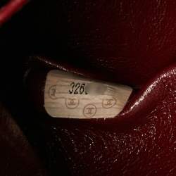 Pre Owned Chanel Classic Double Flap Medium Black Quilted Leather Bag