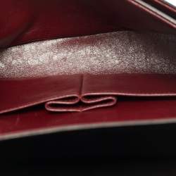 Pre Owned Chanel Classic Double Flap Medium Black Quilted Leather Bag