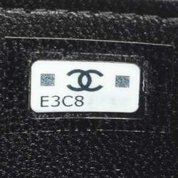 مملوكة مسبقًا حقيبة فانتي شانيل تريندي سي سي جلد مبطن أسود