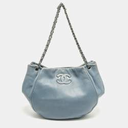 مملوكة مسبقًا Chanel Sensual CC Light Blue Ultra Soft Leather Bag