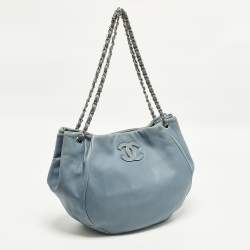 مملوكة مسبقًا Chanel Sensual CC Light Blue Ultra Soft Leather Bag
