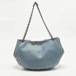 مملوكة مسبقًا Chanel Sensual CC Light Blue Ultra Soft Leather Bag