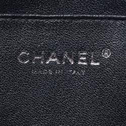 Pre Owned Chanel Classic Single Rectangular Flap Mini Black Quilted Leather Bag