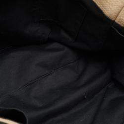 Pre Owned Chanel Deauville CC Beige/Black Canvas and Leather Shopper Tote