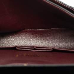 Pre Owned Chanel Classic Double Flap Medium Black Quilted Leather Bag