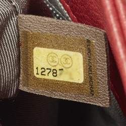 Pre Owned Chanel Timeless Red Quilted Leather Shopper Tote