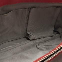 Pre Owned Chanel Timeless Red Quilted Leather Shopper Tote