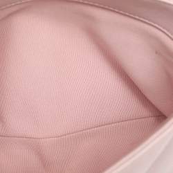 Pre Owned Chanel Pink Quilted Leather Flap Shoulder Bag