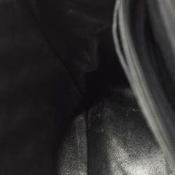 Pre Owned Chanel Classic Single Flap Maxi Black Caviar Quilted Leather Bag