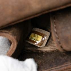 مملوكة مسبقًا Chanel Brown Paris Edinburgh Mini Quilted Suede Highlander Flap