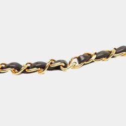 Pre Owned Chanel Black Small CC Quilted Lambskin Single Flap