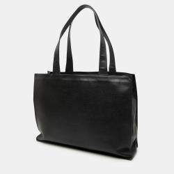 Pre Owned Chanel Black CC Caviar Tote