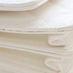 Pre Owned Chanel White Lambskin Romance Wallet On Chain