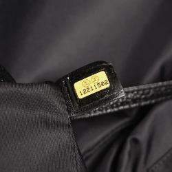 مملوكة مسبقًا Chanel Black Leather Paris-Biarritz Duffle Handbag