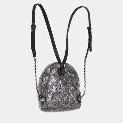 Pre Owned حقيبة ظهر شانيل واترفول ترتر أسود شفاف