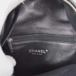 Pre Owned حقيبة ظهر شانيل واترفول ترتر أسود شفاف