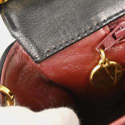 مملوكة مسبقًا حقيبة شانيل مادموزيل كتف جلد الحمل أسود