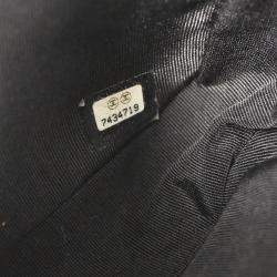 Pre Owned Chanel Black Calfskin Handbag