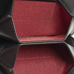 Pre Owned Chanel 19 Flap Black Quilted Leather Coin Purse with Chain