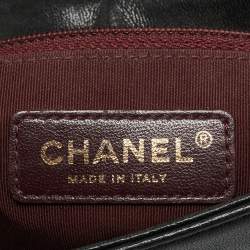 Pre Owned Chanel Mademoiselle Black Quilted Leather Flap Bag