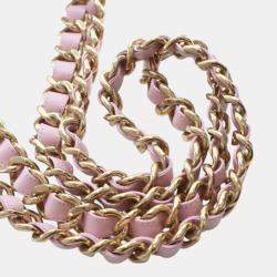 Pre Owned حقيبة تسوق شانيل فونكي تاون جلد بقري مبطن وردي متوسطة