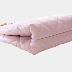 Pre Owned حقيبة تسوق شانيل فونكي تاون جلد بقري مبطن وردي متوسطة