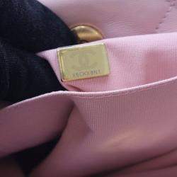 Pre Owned حقيبة تسوق شانيل فونكي تاون جلد بقري مبطن وردي متوسطة