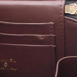 Pre Owned Chanel Matelasse Small Vanity Shoulder Bag In Grained Calfskin Leather Black