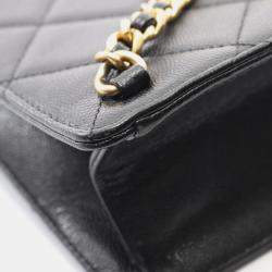 مملوكة مسبقًا Chanel Matelasse Backpack Bag In Grained Calfskin Leather Black