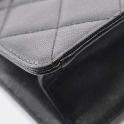 مملوكة مسبقًا Chanel Matelasse Backpack Bag In Grained Calfskin Leather Black