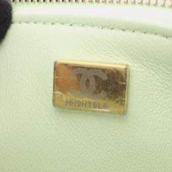 Pre Owned Chanel Trendy Cc Shoulder Bag Leather Green