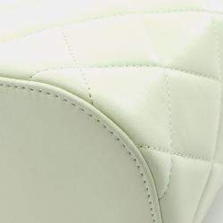 Pre Owned Chanel Trendy Cc Shoulder Bag Leather Green