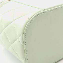 Pre Owned Chanel Trendy Cc Shoulder Bag Leather Green