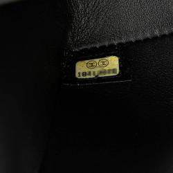 Pre Owned Chanel Coco Mark Boy 25 Crossbody Chain Shoulder Bag In Black Lambskin And Fur