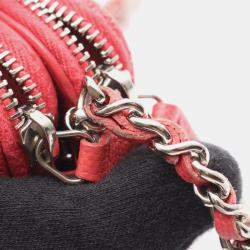 مملوكة مسبقًا Chanel Matelasse Shoulder Bag In Grained Calfskin Leather Pink