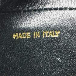 Pre Owned Chanel Cc Coco Mark Matelasse Fringe Single Chain Shoulder Bag In Lambskin Gray