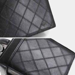 Pre Owned Chanel Bicolore Vanity 2-Way Hand/Shoulder Bag In Black Lambskin