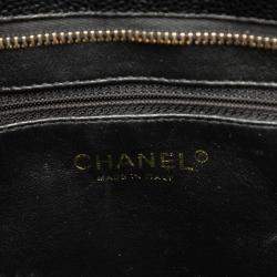 Pre Owned Chanel Black Caviar Medallion Tote