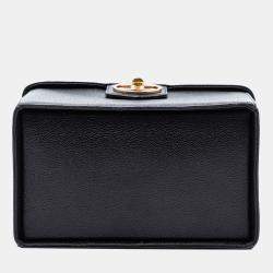مملوكة مسبقًا Chanel Black CC Caviar Vanity Box Case