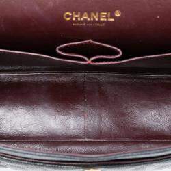 Pre Owned Chanel Black Jumbo Classic Caviar Double Flap