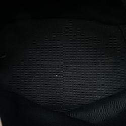 Pre Owned Chanel Black Brown CC Suede Wild Stitch Bucket Bag