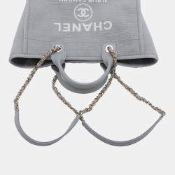 Pre Owned Chanel Small Canvas Deauville Tote