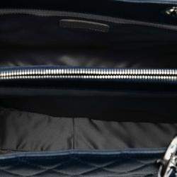 Pre Owned Chanel Blue Caviar Grand Shopping Tote