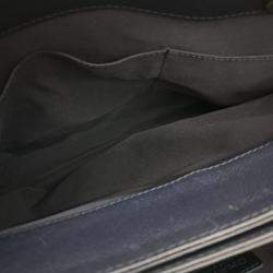 Pre Owned Chanel Blue Caviar Leather Chain Shoulder Bag