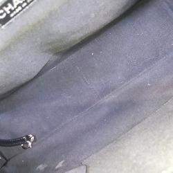 Pre Owned Chanel Black Leather Caviar Chain Shoulder Bag